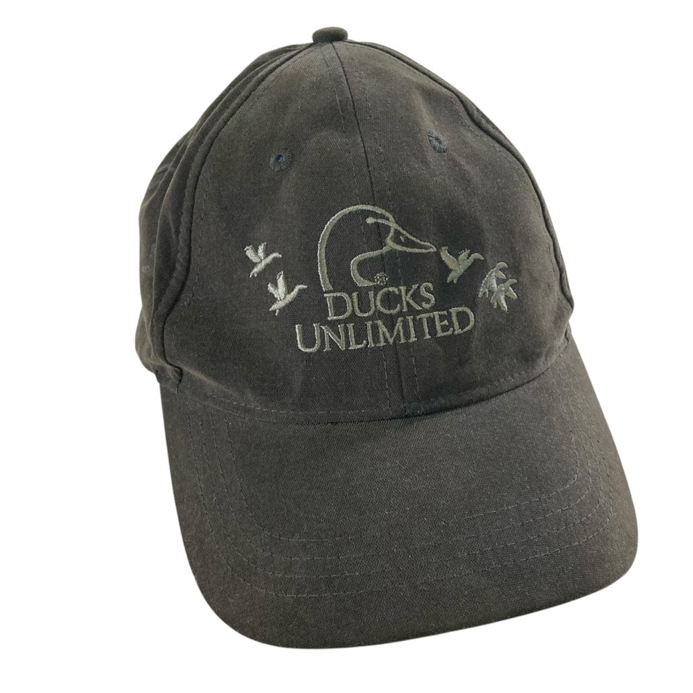 Ducks Unlimited Grey Unisex Adult‎ Strapback Adjustable Baseball Hat